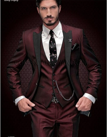 Latest Coat Pant Designs Beige Men Suit Prom Tuxedo Slim Fit 3 Piece Groom Wedding Suits For Men Custom Blazer Terno Masuclino