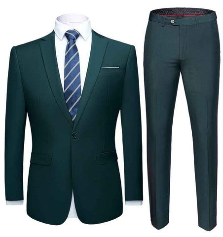 2019 Asian Size Mens Suits Set Grey Formal Blazer pants Marriage Tuxedo male 2 Piece suit set Terno wedding mens suit slim fit