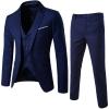 Men Suit Slim 3-Piece Suit Blazer Business Wedding Party Jacket Vest & Pants Costume Homme Mariage high quality drop ship 20H