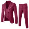 Men Suit Slim 3-Piece Suit Blazer Business Wedding Party Jacket Vest & Pants Costume Homme Mariage high quality drop ship 20H