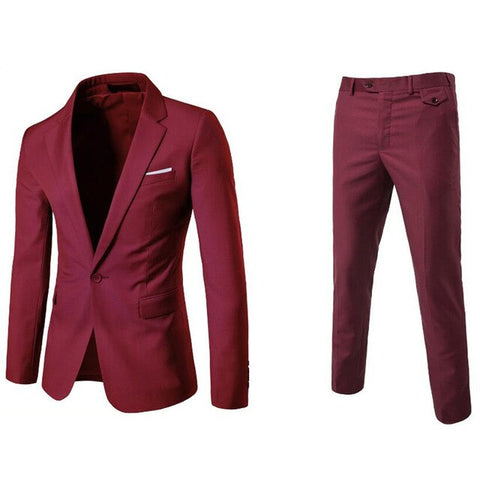 (Jacket+Pant+Vest) Luxury Men Wedding Suit Male Blazers Slim Fit Suits For Men Costume Business Formal Party Blue Classic Black