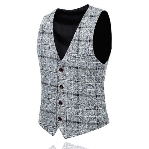 3 Pieces 2019 Suits Men British New Style  Designs Royal Blue Mens Suit Autumn Winter Thick Slim Fit Plaid Wedding Dress Tuxedos