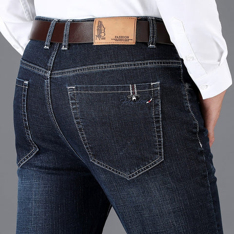Jeans Men Male Jean Homme Mens Men'S Classic Fashions Pants Denim Biker Luxe Pant Slim Fit Baggy Straight Trousers Designer