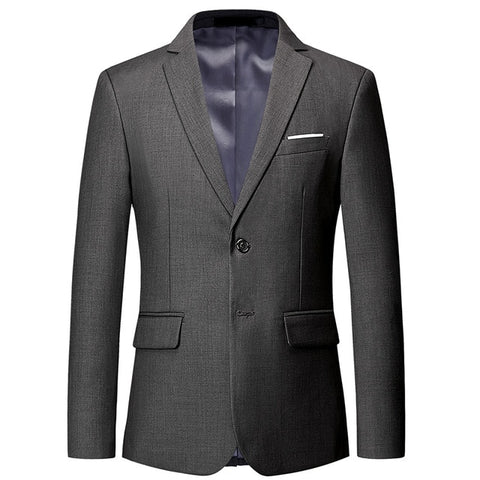 (10 colors) high quality men's suit 3 piece set, 2019 new slim business solid color suit, fashion large size groom dress suit