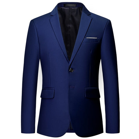 (10 colors) high quality men's suit 3 piece set, 2019 new slim business solid color suit, fashion large size groom dress suit