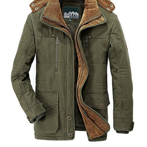 Brand Winter Jacket Men size 5XL 6XL Warm Thick Windbreaker High Quality Fleece Cotton-Padded Parkas Military Overcoat clothing